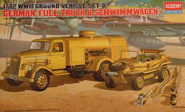 Opel Blitz Tankwagen (Kfz 385) & Schwimmwagen, VW Schwimmwagen