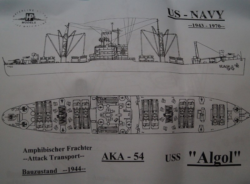 USS Algol AKA-54 1943/70