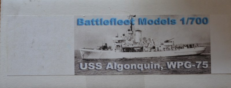 USCGC Algonquin WPG-75