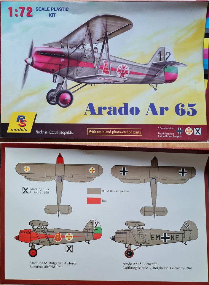 Arado Ar 65 Bulgarien