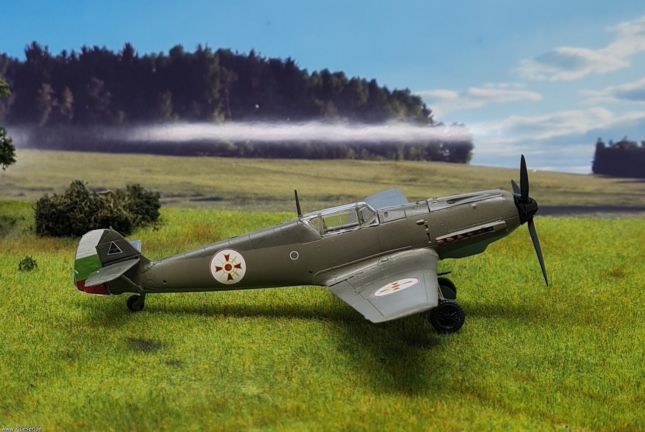 Messerschmitt Me109E-3a Bulgarien 3/6 FS Karlovo-Marino 10.1941