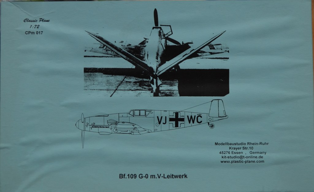 Messerschmitt Me109 V48 G-0 V-Leitwerk