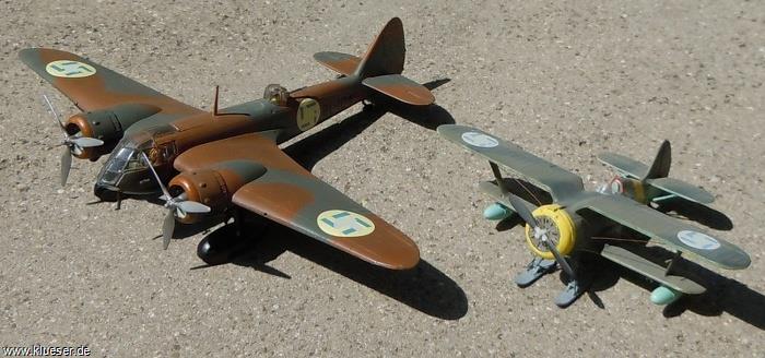 Bristol Blenheim I, Polikarpov Po I153 Cajka