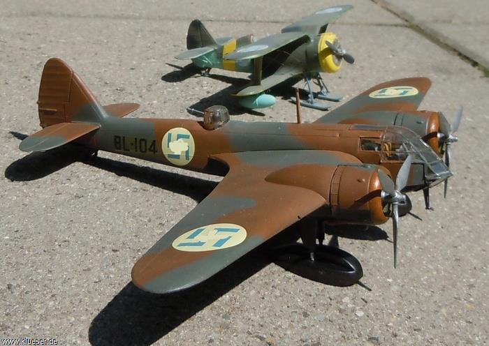 Bristol Blenheim I, Polikarpov Po I153 Cajka