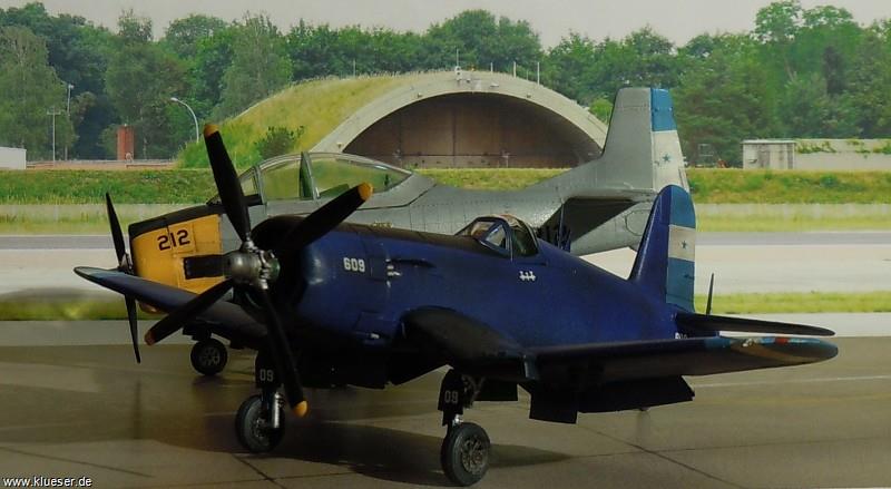 North American T28D Trojan Honduras, Chance-Vought F4U-5 Corsair Honduras