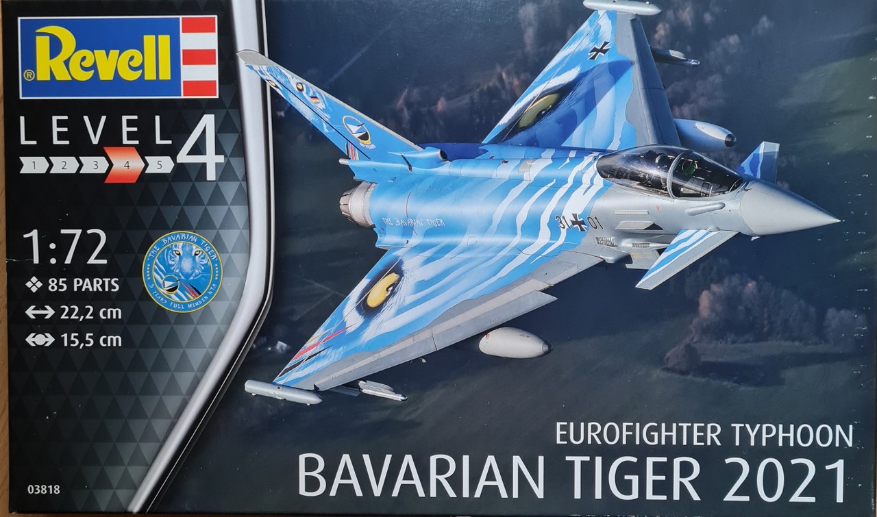 Eurofighter Typhoon Bavarian Tiger 2021