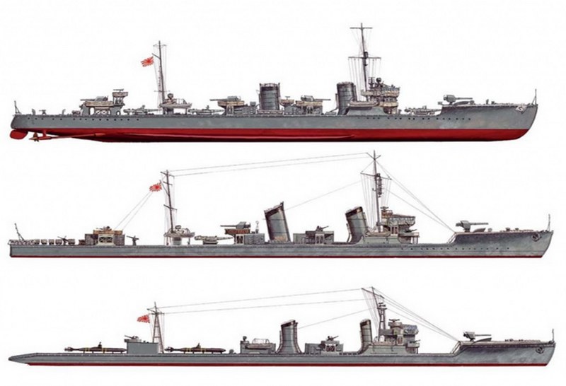 Evolution Minekaze Class. Source: <a href="http://forum.worldofwarships.com/index.php?/topic/7318-december-29-focus-kamikaze-class-and-independence-class/" target="_blank">http://forum.worldofwarships.com/index.php?/topic/7318-december-29-focus-kamikaze-class-and-independence-class/</a>