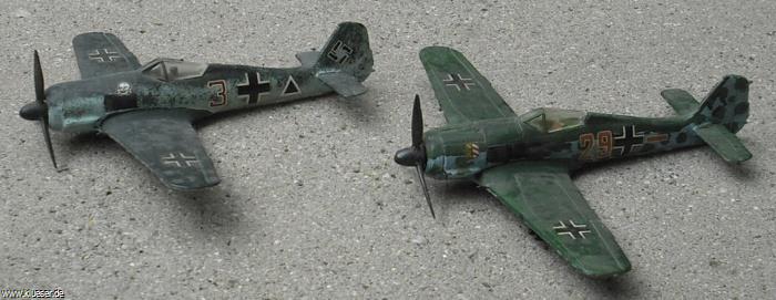 In der Kindheit gebaute Fw190 von Revell