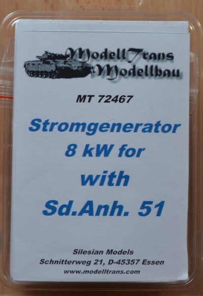 Flakscheinwerfer Generator 8kW auf Sd.Anh.51