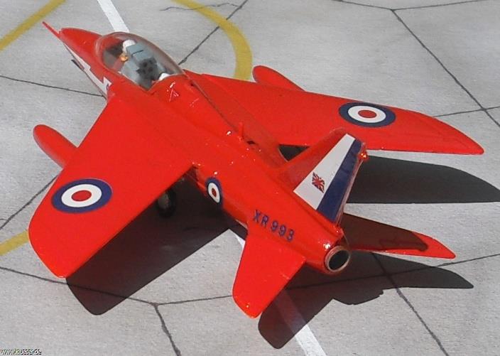 Folland Gnat Red Arrows