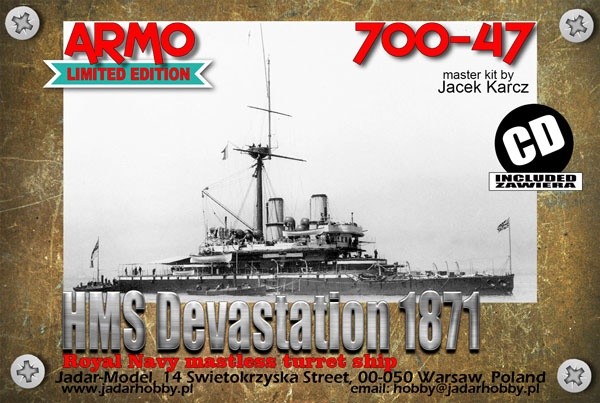 HMS Devastation 1871