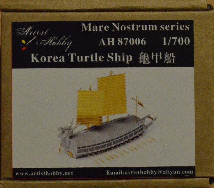Artist Hobby resin PE 1//700 Korea Turtle ship AH 87006