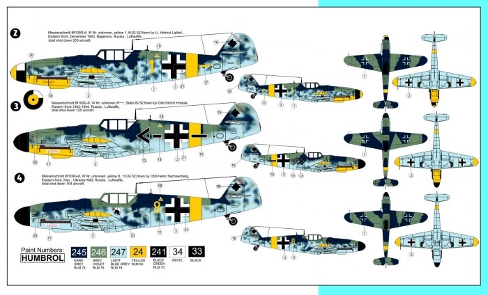 Messerschmitt Me109G6 JG52 Limited