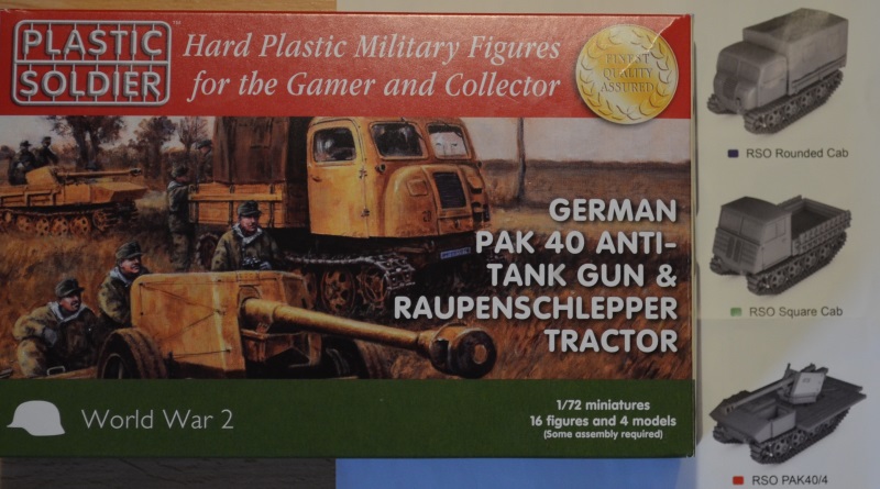 German Pak40 Antitank gun & Raupenschlepper Tractor