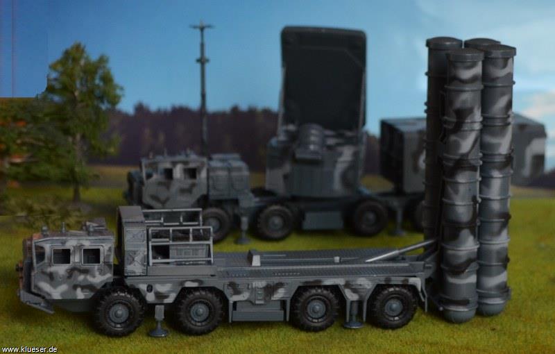 SA-10B Grumble S-300PS Launcher auf Startfzg 5P85D, SA-10 S-300PMU RADAR/Feuerleitstand 30N6E2