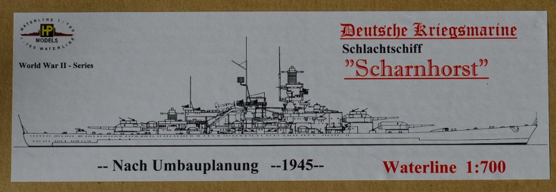 Scharnhorst after rebuild (38cm) Projekt 1945