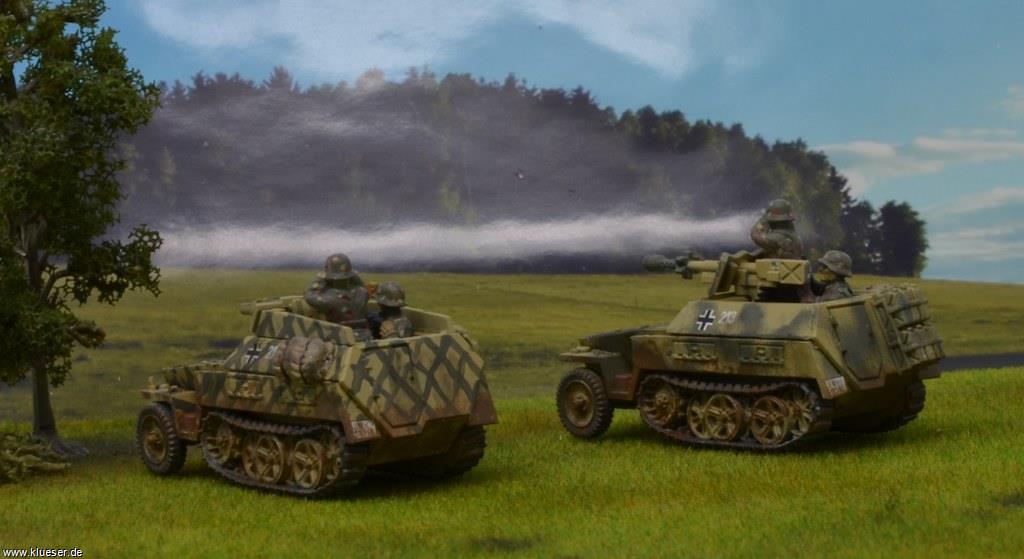 Sd.Kfz. 250/8B 7,5cm, Sd.Kfz. 250/10B 3,7cm Pak Stiehlgranate 41