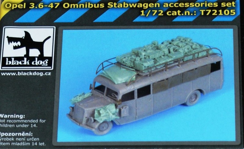 Opel Blitz Bus 3,6-47 Stabswagen mit Accessoires