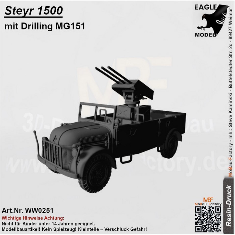 Steyr 1500 mit Mg151 Drilling