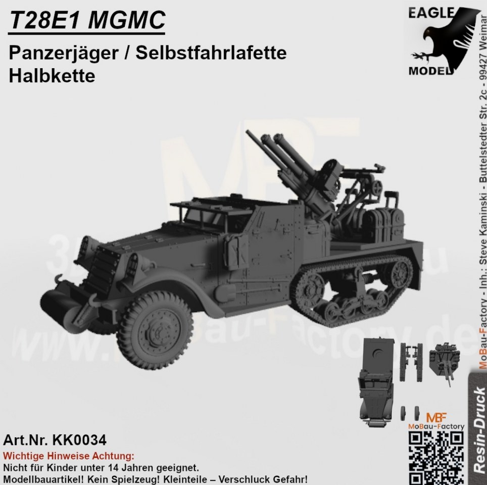 T28E1 MGMC Halftrack *