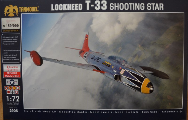 Lockheed T33 Tanmodel Limited Edition