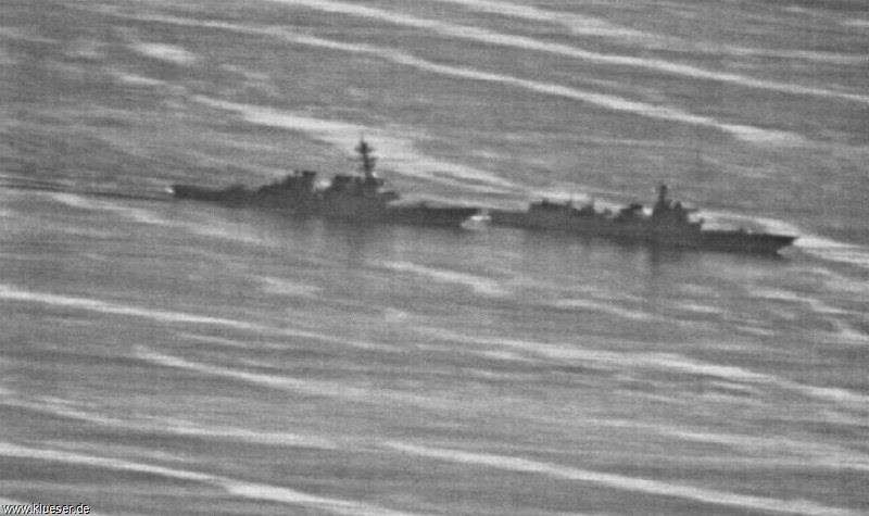 USS Decatur, PLAN Lanzhou im Südchinesischen Meer. Photo by US Navy. 