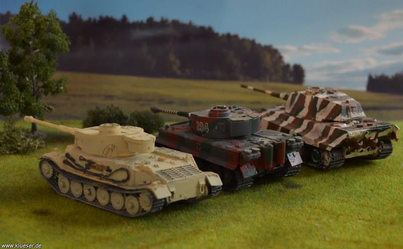 PzKpfw  VI Tiger I, PzKpfw VI Königstiger, VK4501(P) Porsche Tiger