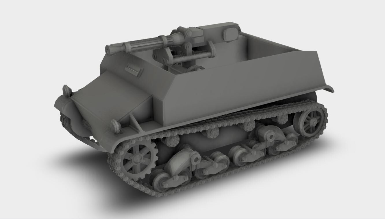 Vickers-Armstrongs 40 mm SP AA gun *