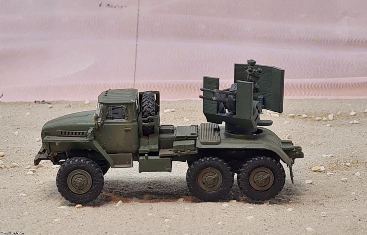 ZPU-4 on Ural-4320