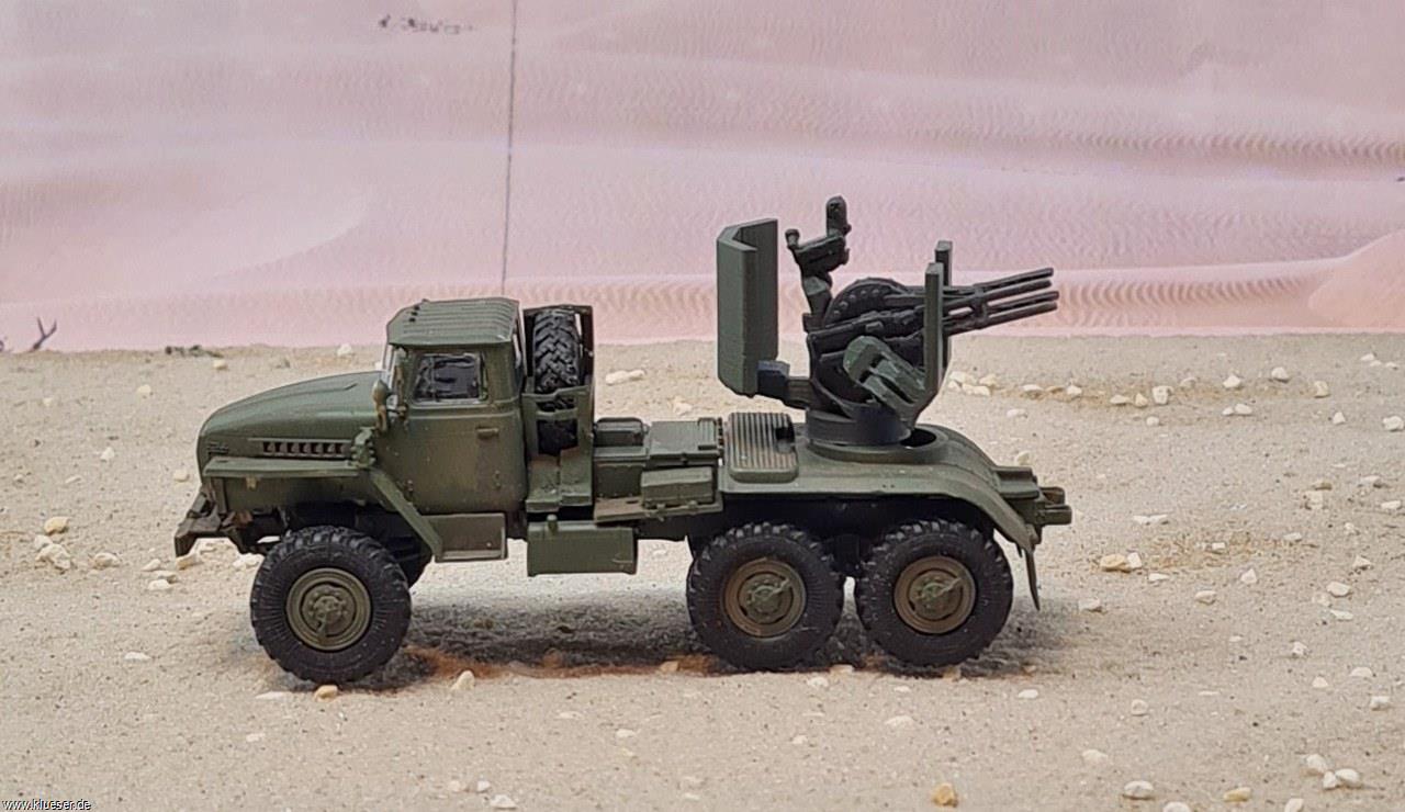 ZPU-4 on Ural-4320