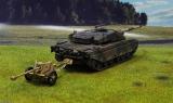 Britischer Challenger schleppt erbeutete ex-dt. Pak 40. Bosnien 1996