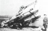 Lothar v. Richthofens Fokker 454/17 Bruchlandung nach Gefecht mit Sopwith Camel von A.Orlebar am 13.3.1918<br>