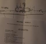 Hai 252 French Torpedo Boat Sirocco 1901 1/1250 Scale Model Ship 